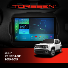 Штатна магнітола Torssen 2K Jeep Renegade 15-19 F96128 4G Carplay DSP