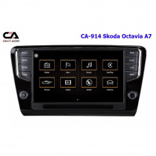 Штатна автомагнітола CraftAudio CA-914 Skoda Octavia A7