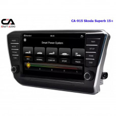 Штатна автомагнітола CraftAudio CA-915 Skoda Superb 15+