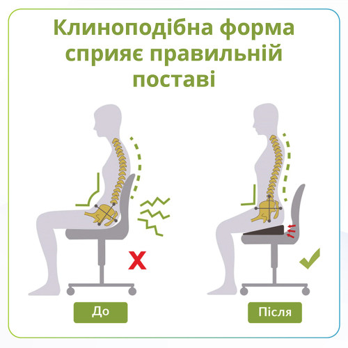 Ортопедична подушка для сидіння Correct Shape - Model-1